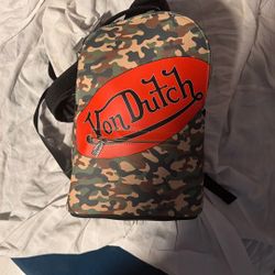 Von Dutch Camouflage Backpack 