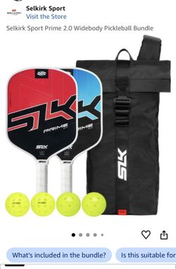Pickleball | Selkirk Sport Prime 2.0 Widebody Pickleball Bundle