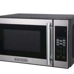 Microwave Oven BLACK DECKER 0.7 cu ft 700W - Black - EM720CPN-P: Countertop, Small Dorm Microwave, Child Lock, 8 Programs.