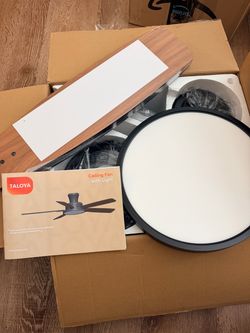 Brand New 52-Inch Modern Ceiling Fan with LED Light