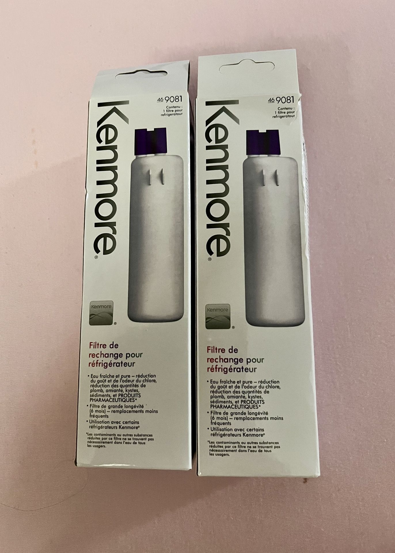 2 Pack - Kenmore 46-9081 Replacement Refrigerator Water Filter 9081