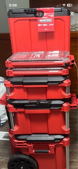 New Milwaukee pack out w 3  extra boxes