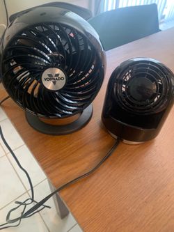 X 2 vornado fans 30.00 for both