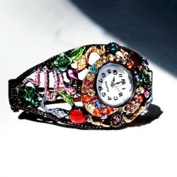 Fashion Art Lady Watch Bracelet 