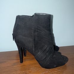 Black Booties Size 7 