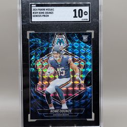 2024 Panini Mosaic Rome Odunze Genesis RC SGC 10