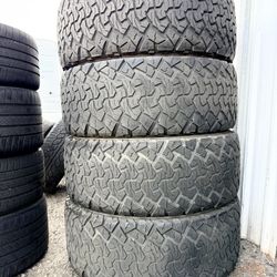 35x12.50/17 LT Used 4 Tires