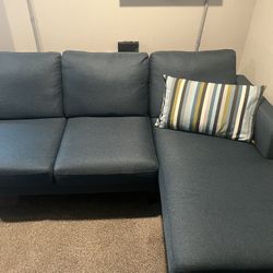 Couch with Chaise Lounge 