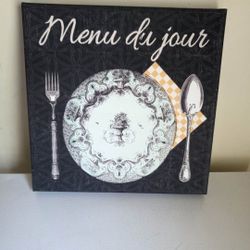 Menu du Jour Wall Art
