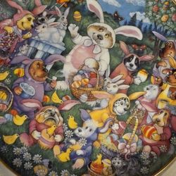 Cat Holiday Plates 