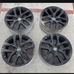 4 - 18x8 5x114.3 5x4.5 Stock Hyundai Tiburon Sonata Elantra Nissan 350z 370z Maxima G35 G37 Altima Civic Accord Wheels Rims !!!!!!