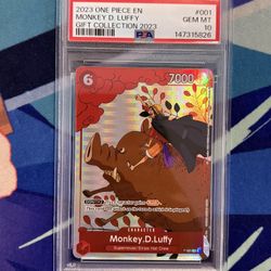Psa 10 Luffy Gift Collection