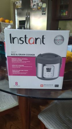 Instant Zest Rice & Grain Cooker 8-Cup