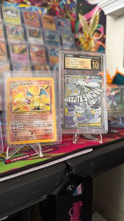 Charizard base set 2/ cgc10 pristine slab