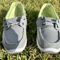 L.L.Bean women's boat shoes They are a 2-eyelet laceup style designed for casual