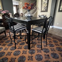 Counter Height Dining Table With 4 Chairs 