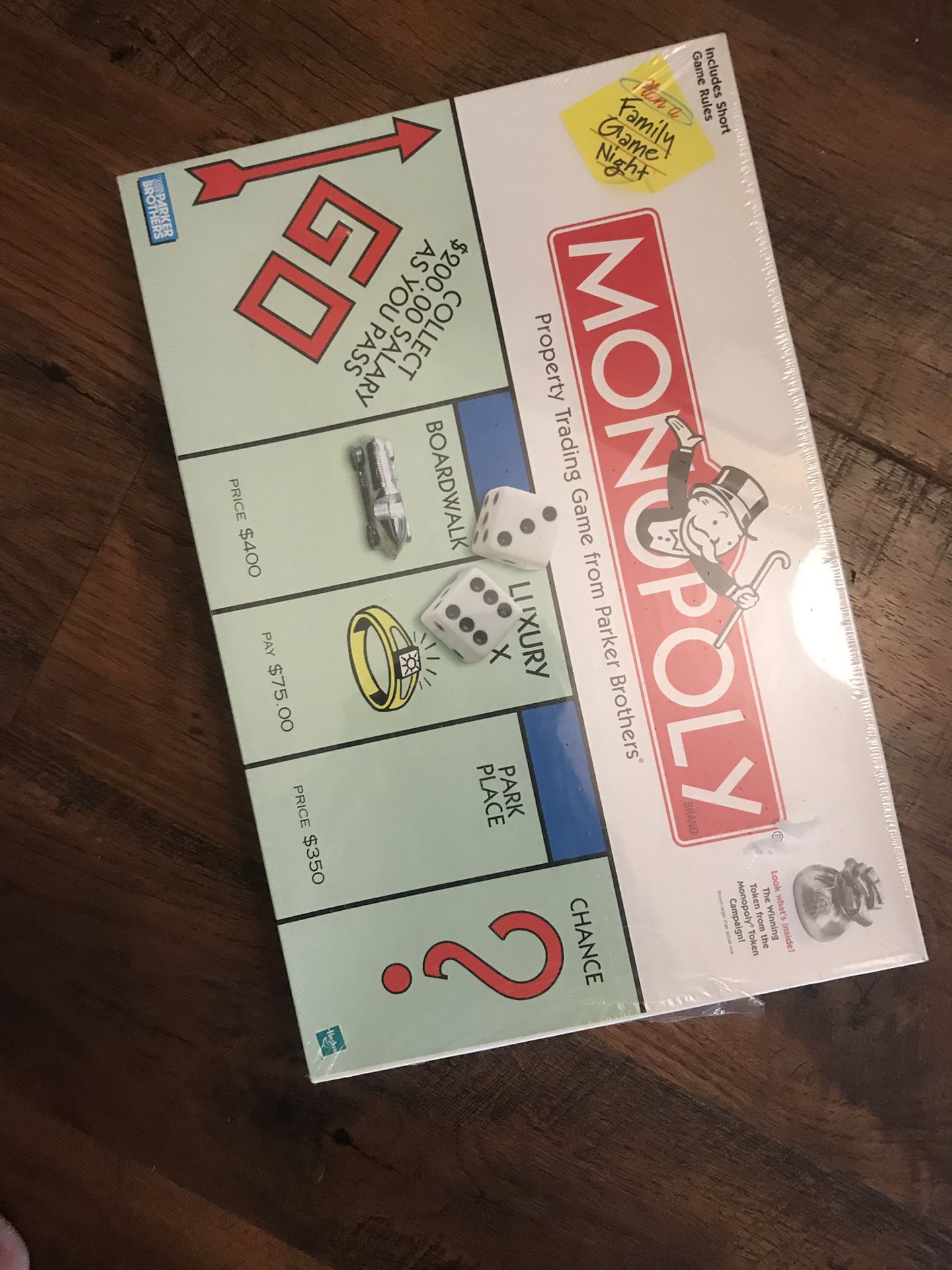 Monopoly winning token edition