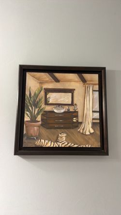 Bathroom art work
