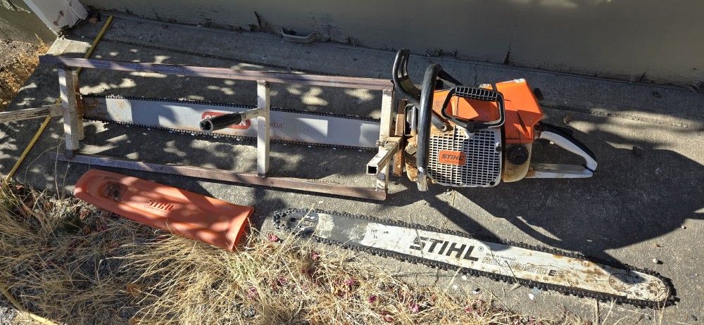 Stihl 066 Magnum Chainsaw Setup W/Mill