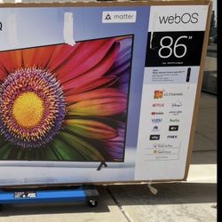 86 Tv $55 Down On Financing Free Delivery Six Month Warranty 86” Lg  Smart 4k Hdtv 120 Hz 