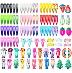 Girls snap hair clips - New