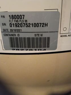 Pentair de filter fnsp 36