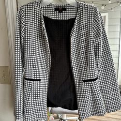 Women's Blazer Casual Zip Front Jacket, XS