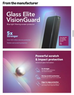 Apple iPad Pro 12.9 (6th/5th/4th/3rd Gen) InvisibleShield Glass Elite VisionGuard Screen Protector