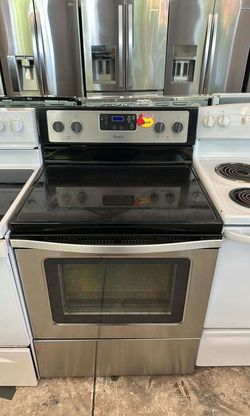 Whirlpool GlassTop Stove Stainless
