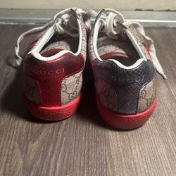 Gucci sneakers red concerning bottoms