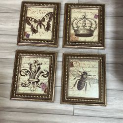Wall Art Lot Of 4