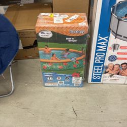 Bestway Fast Set Paradise Palms Round Inflatable Pool Set