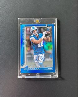 2025 Topps Chrome Isaac Teslaa True BLUE RC auto #/150