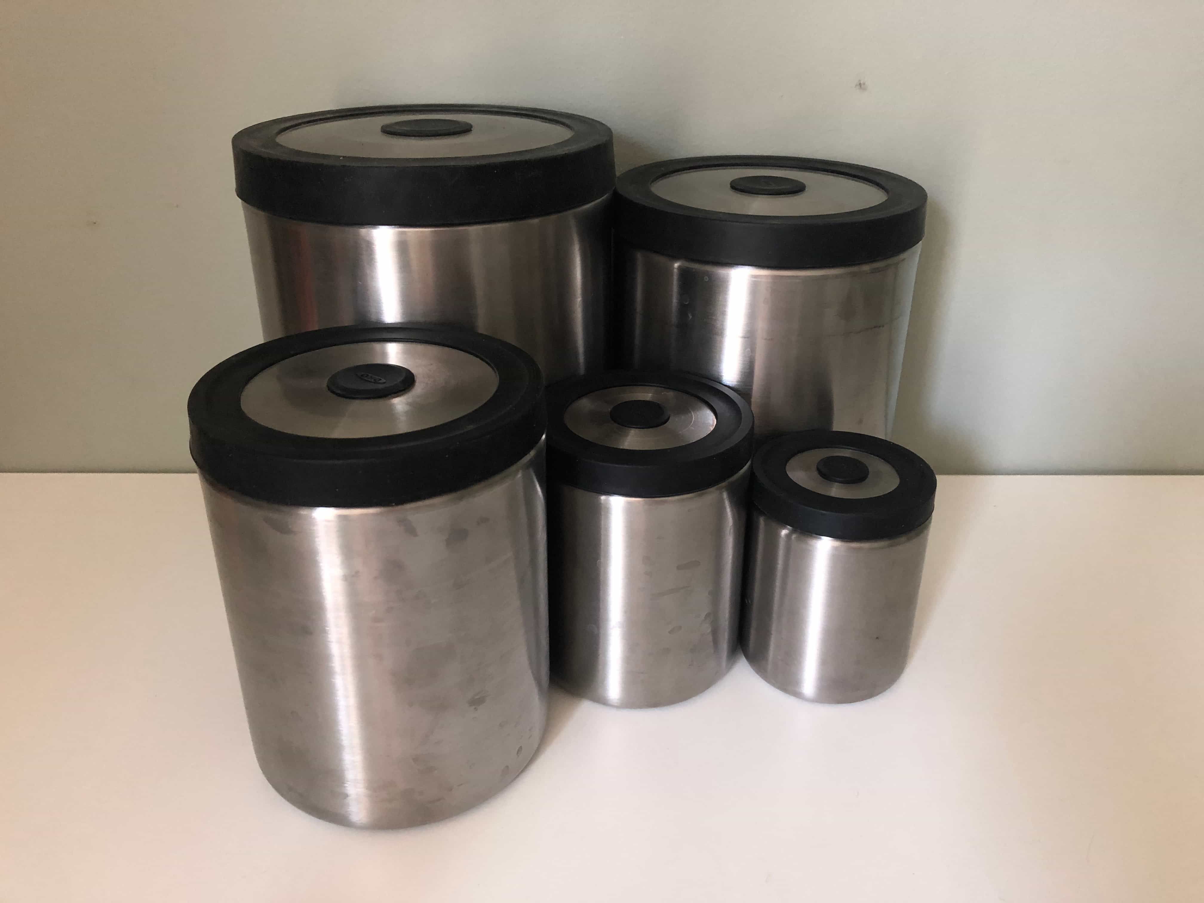 OXO Stainless Steel Jars - MORE LISTINGS