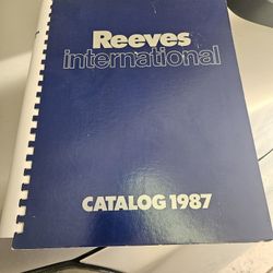 Reeves International Catalog 1987