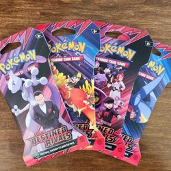 Pokemon Destined Rivals Sleeved Booster Pack - SV10: Destined Rivals (DRI)