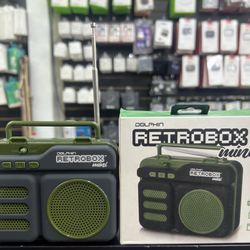 Rechargeable Bluetooth Retro Mini Speaker with FM Radio