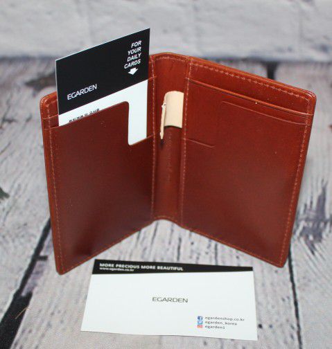 Leather Slim Wallet Card Holder