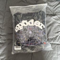 Black and purple spider hoodie