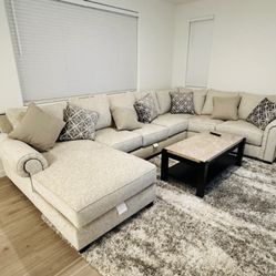 Sectional Chaise Sofa Loveseat 