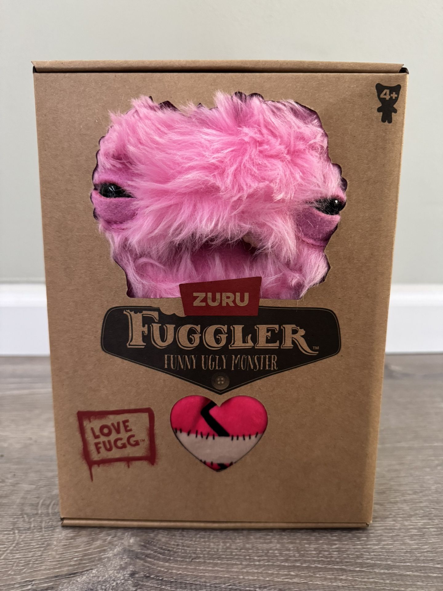 ZURU 9” Fuggler LOVE FUGG Pink Valentines Day Funny Ugly Monster