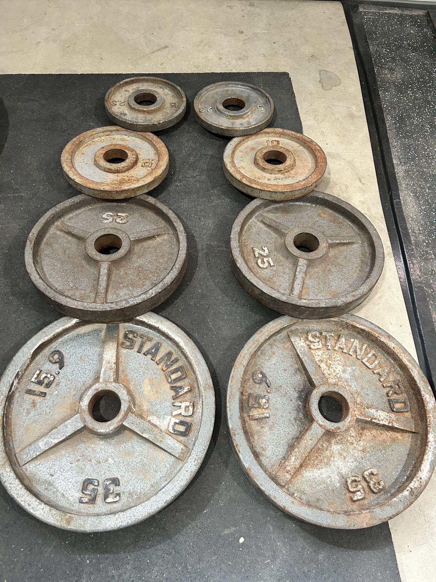 Olympic Weights 2x35 2x25 2x10 2x5