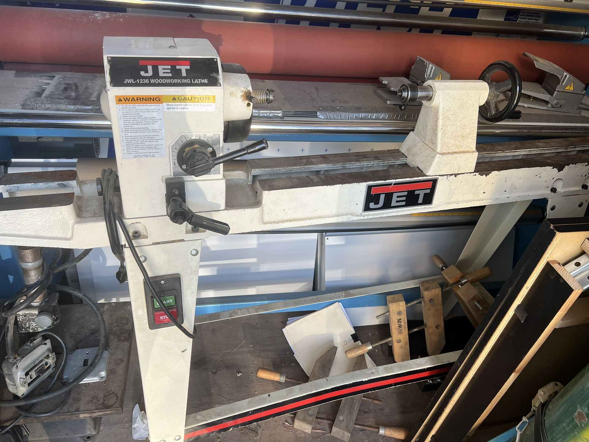 Jet JWL-1236 Woodworking Lathe
