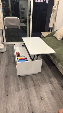 Foldable & Storage living room table