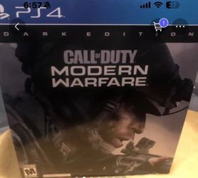 PS4 Call Of Duty: Modern Warfare Dark Edition :Rare Signed By The Infinity Ward