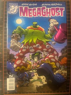 Megaghost #4- Mega Ghost Clown Cover - w/Bag+Board