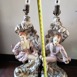 Pair Of Vintage Lamps