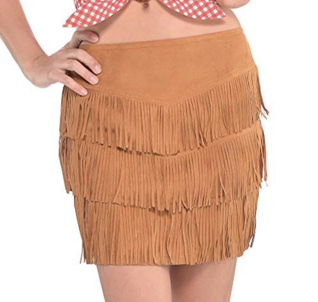 West Fringed Skirt for Halloween Costume Adult Standard NEW
