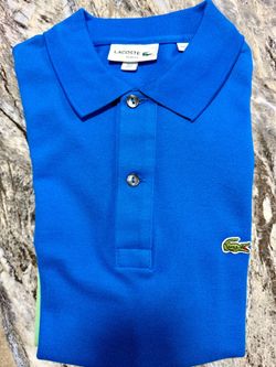 5 Lacoste polo shirts