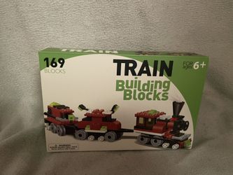 169 piece building block set train